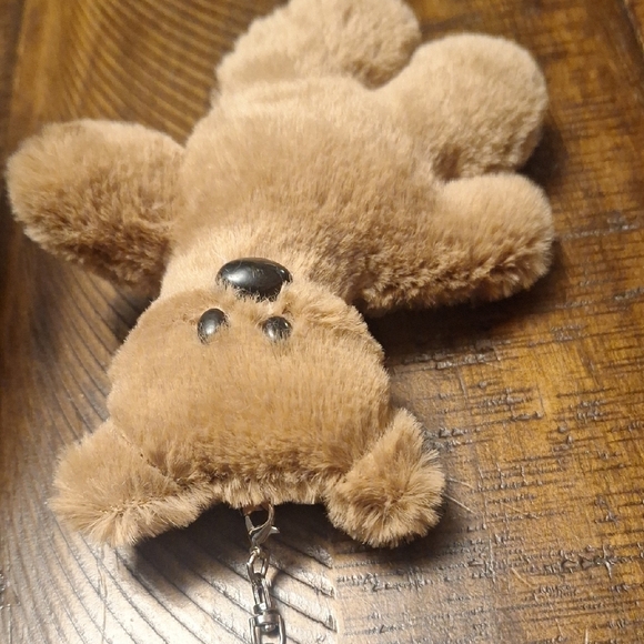 Tan Teddy Bear Bag Charm - Picture 4 of 6